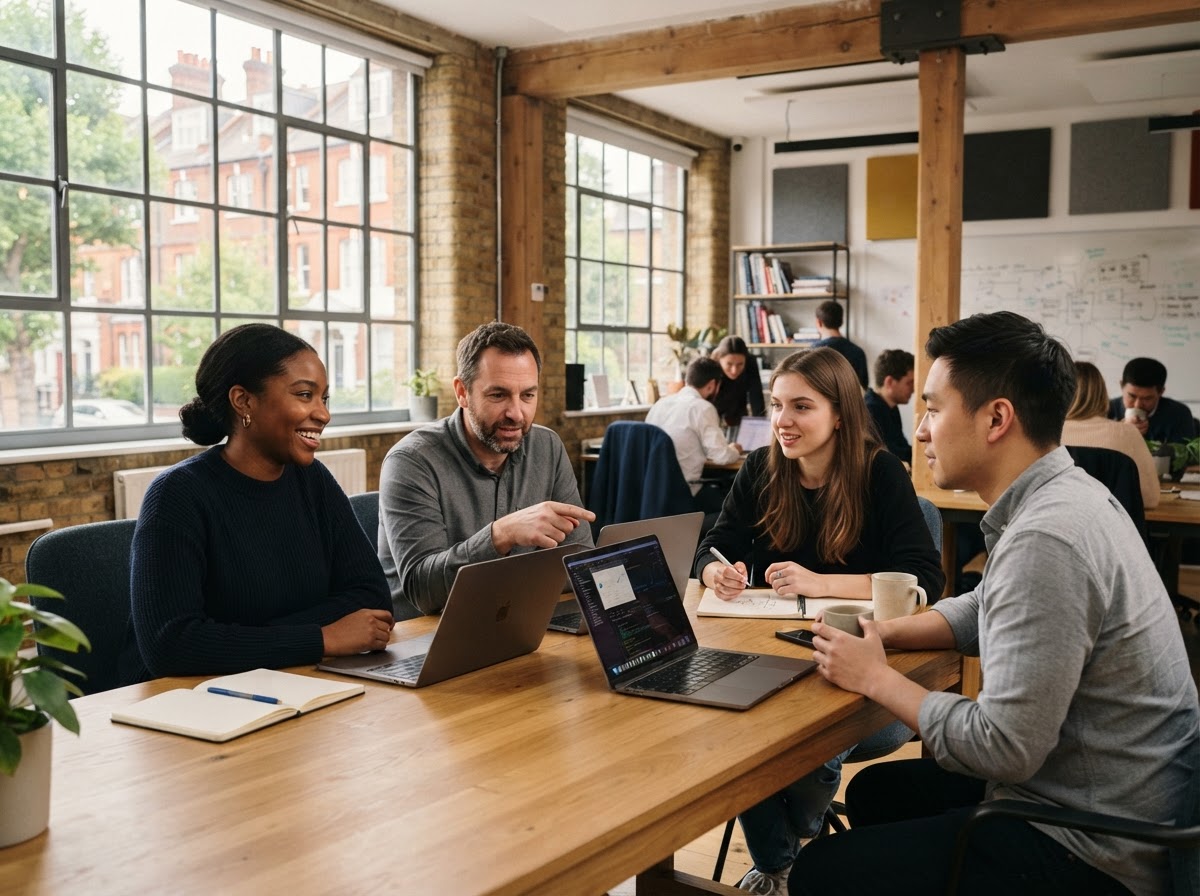 Vixonova team reviewing data-driven investment analysis on screen
